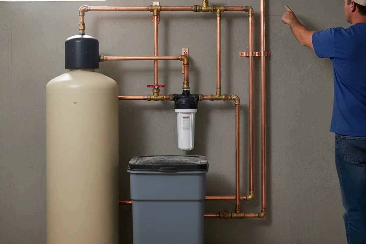 Whole-house water treatment system installed in Rosharon
